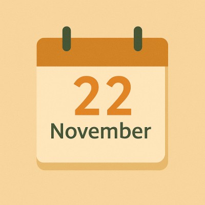 Historischer Kalender – 22. November